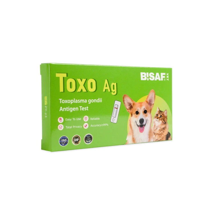 Opakowanie testu toxoplazmoza dla psa i kota z ukosa