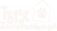 Logo Testydlazwierzaka.pl w wersji białej - strona główna
